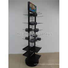 Factory Price Floorstanding Double-Sided Metal Hook Hanging Moulding Tool Parts Display Shelving